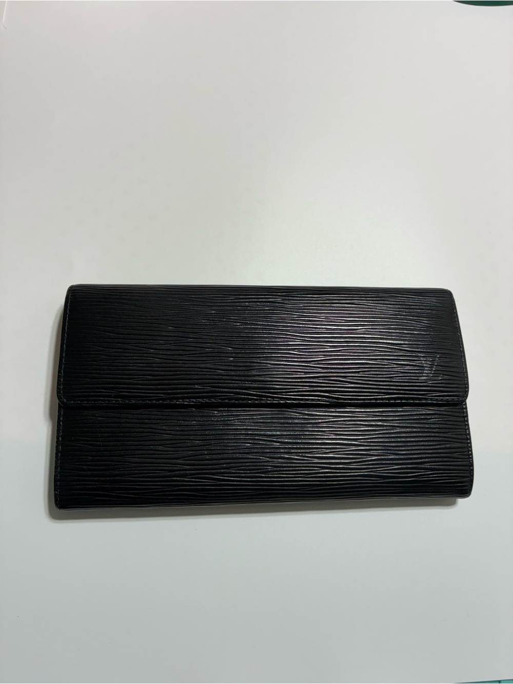 Louis Vuitton Black Epi Leather Continental Wallet